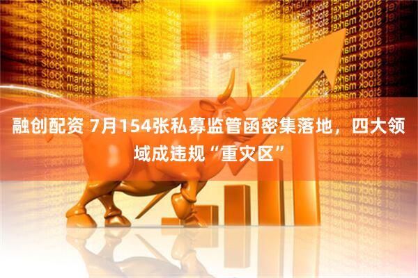 融创配资 7月154张私募监管函密集落地，四大领域成违规“重灾区”