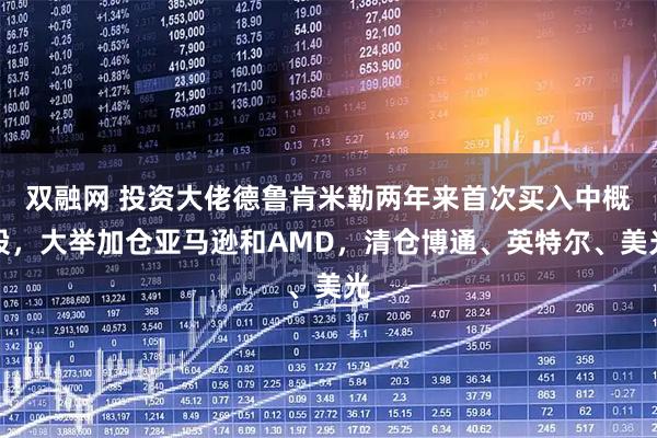 双融网 投资大佬德鲁肯米勒两年来首次买入中概股，大举加仓亚马逊和AMD，清仓博通、英特尔、美光